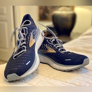 Brooks Mens Ghost 13 Blue Running Shoes Size 12